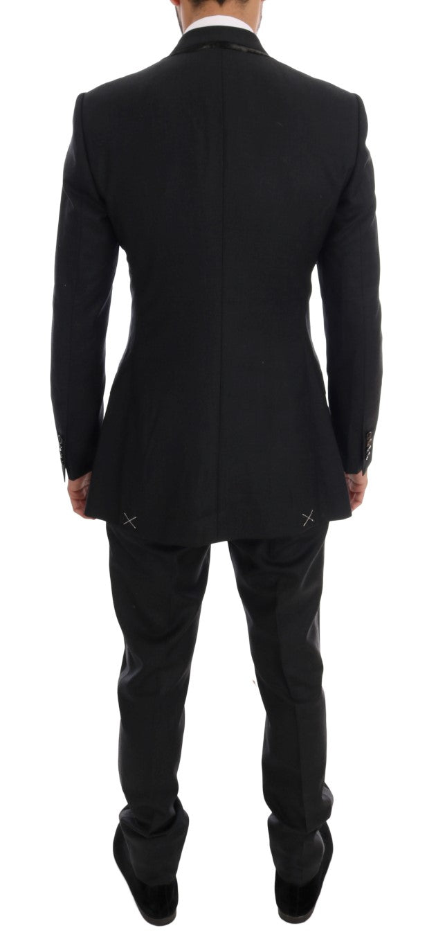 Dolce & Gabbana three-piece suits for men in gray, product view 3