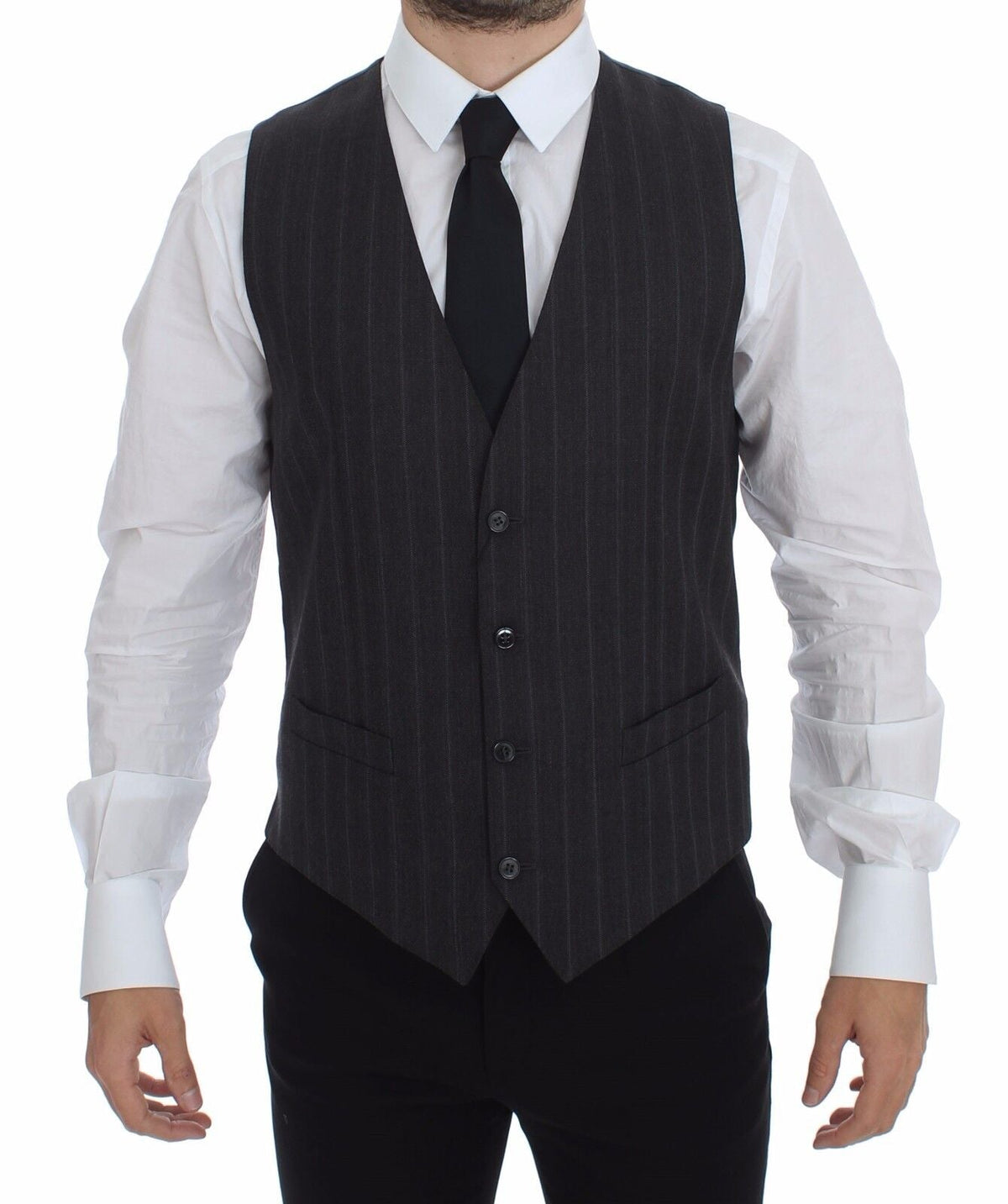 Dolce & Gabbana waistcoats for men in gray, product view 1