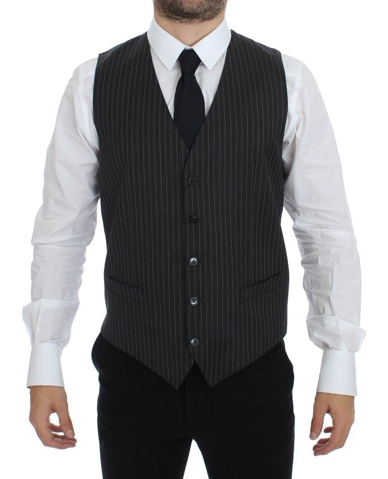 Dolce & Gabbana waistcoats for men in gray, product view 1