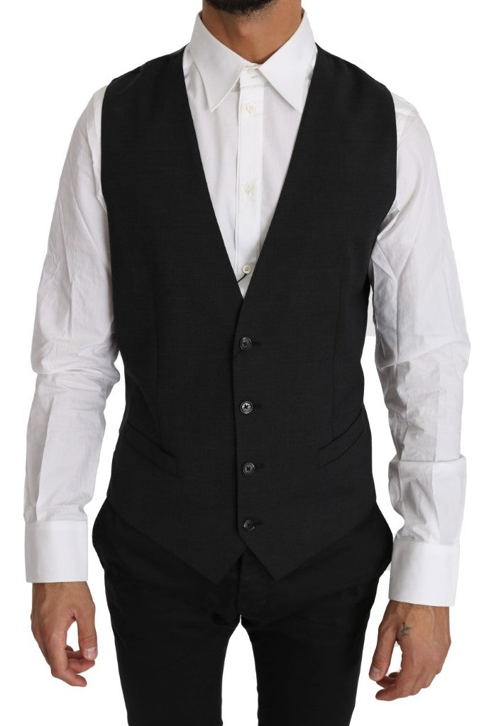 Dolce & Gabbana waistcoats for men in gray, product view 1