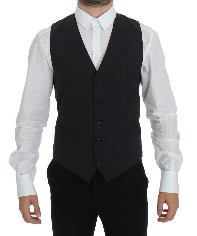 Dolce & Gabbana waistcoats for men in gray, product view 1