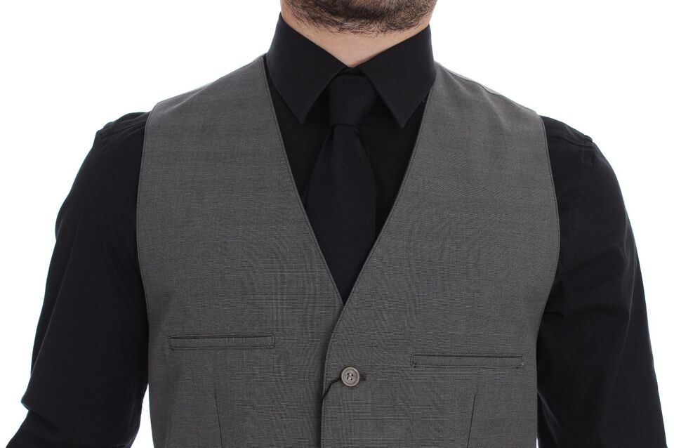Dolce & Gabbana waistcoats for men in gray, product view 2
