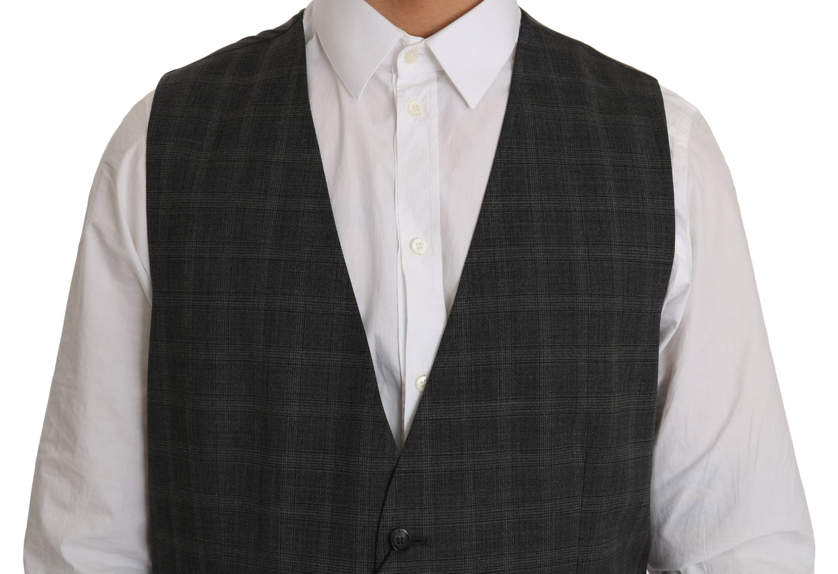 Dolce & Gabbana waistcoats for men in gray, product view 2