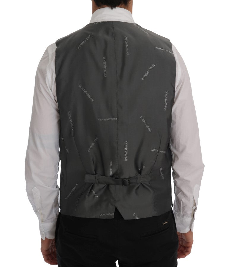 Dolce & Gabbana waistcoats for men in gray, product view 3