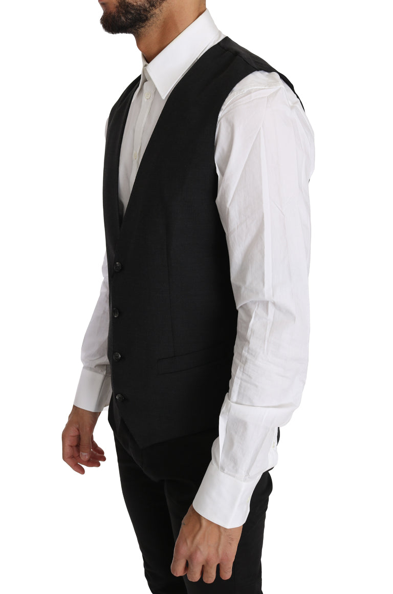 Dolce & Gabbana waistcoats for men in gray, product view 3