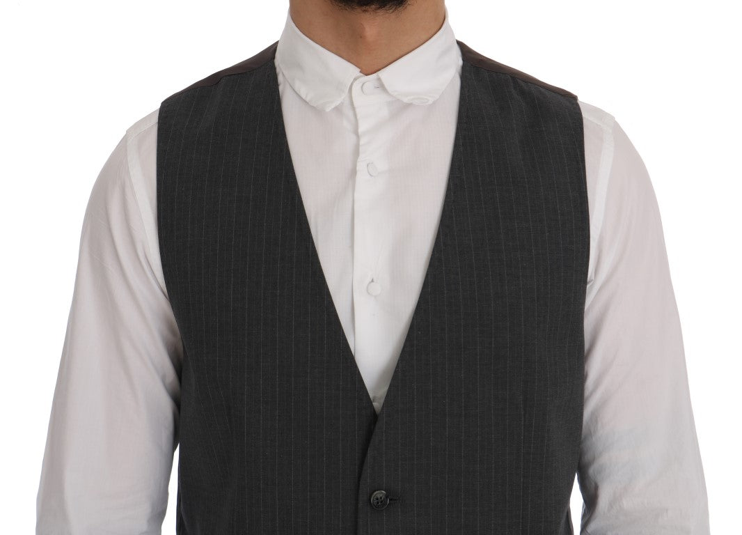 Dolce & Gabbana waistcoats for men in gray, product view 4