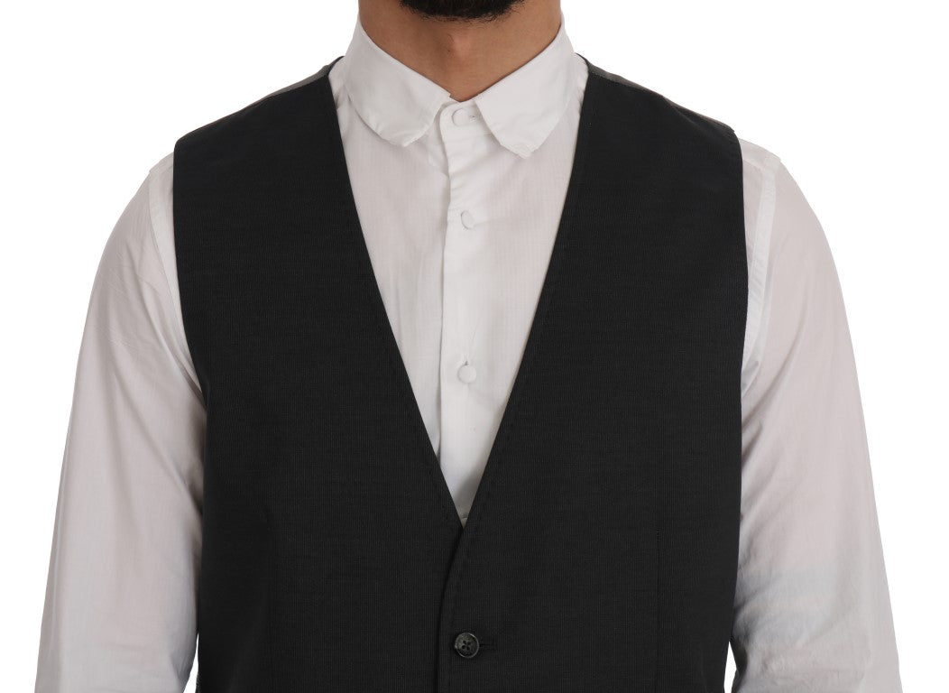 Dolce & Gabbana waistcoats for men in gray, product view 4