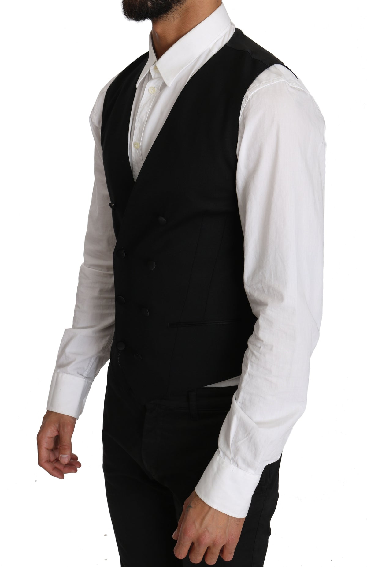 Dolce & Gabbana waistcoats for men in gray, product view 4