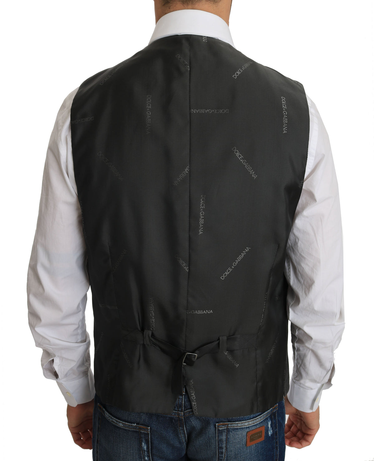 Dolce & Gabbana waistcoats for men in gray, product view 5