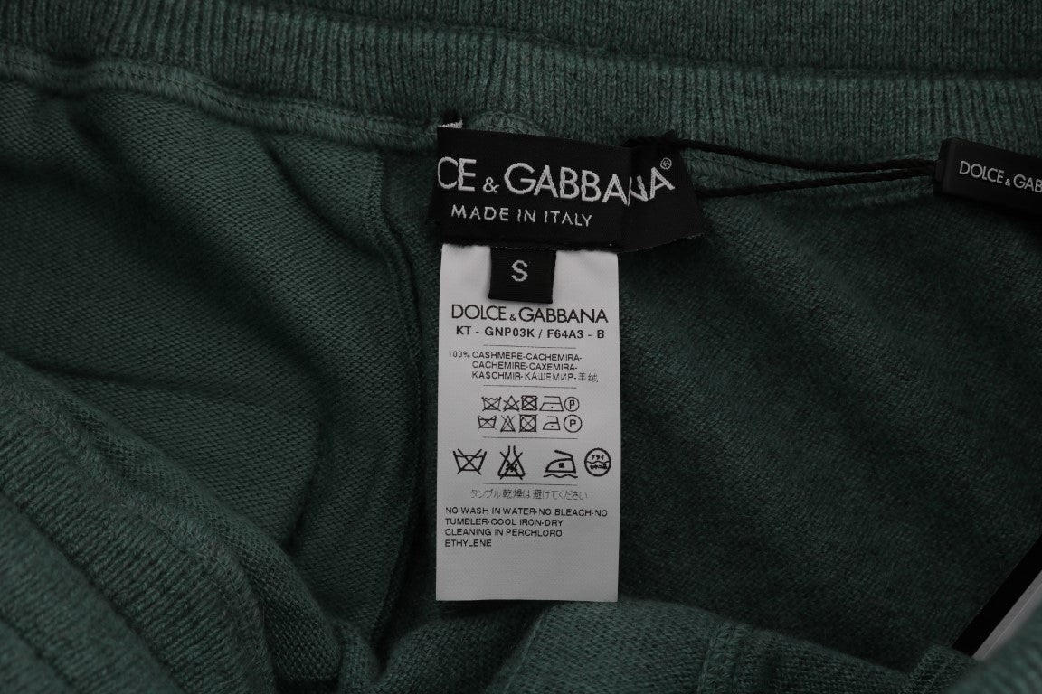 Dolce & Gabbana joggers (workout pants) for men in green, product view 6