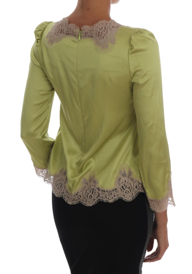 Dolce & Gabbana long sleeve for women in green, product view 3