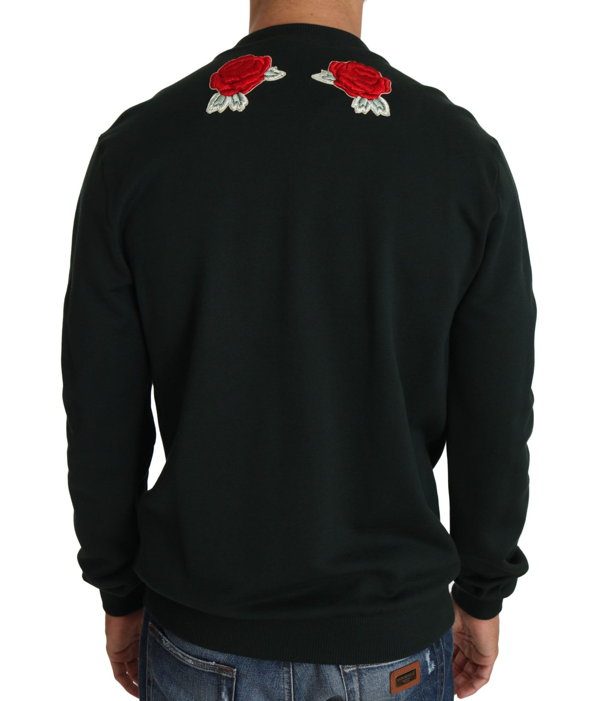 Dolce & Gabbana sweatshirts for men in green, product view 2