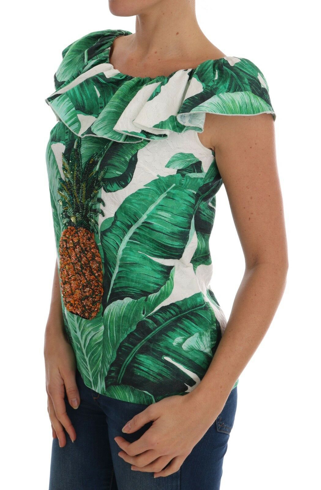 Dolce & Gabbana t-shirts for women in green, product view 2