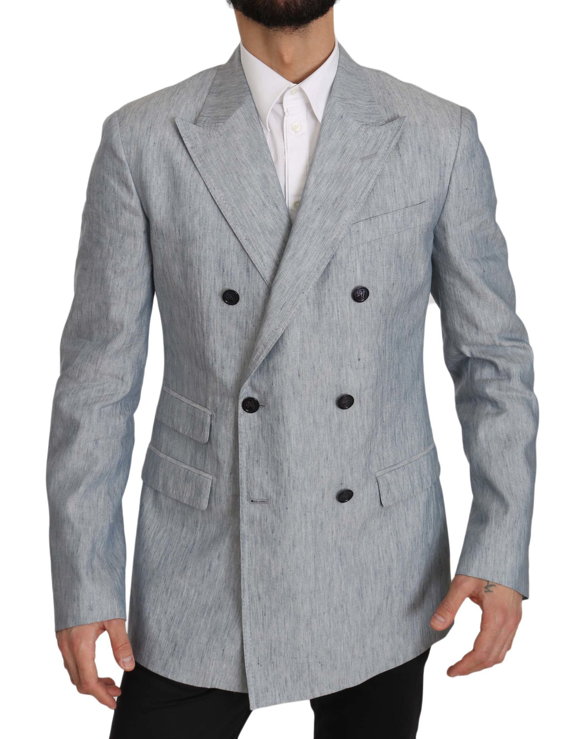 Dolce & Gabbana blazers for men in light blue, product view 1