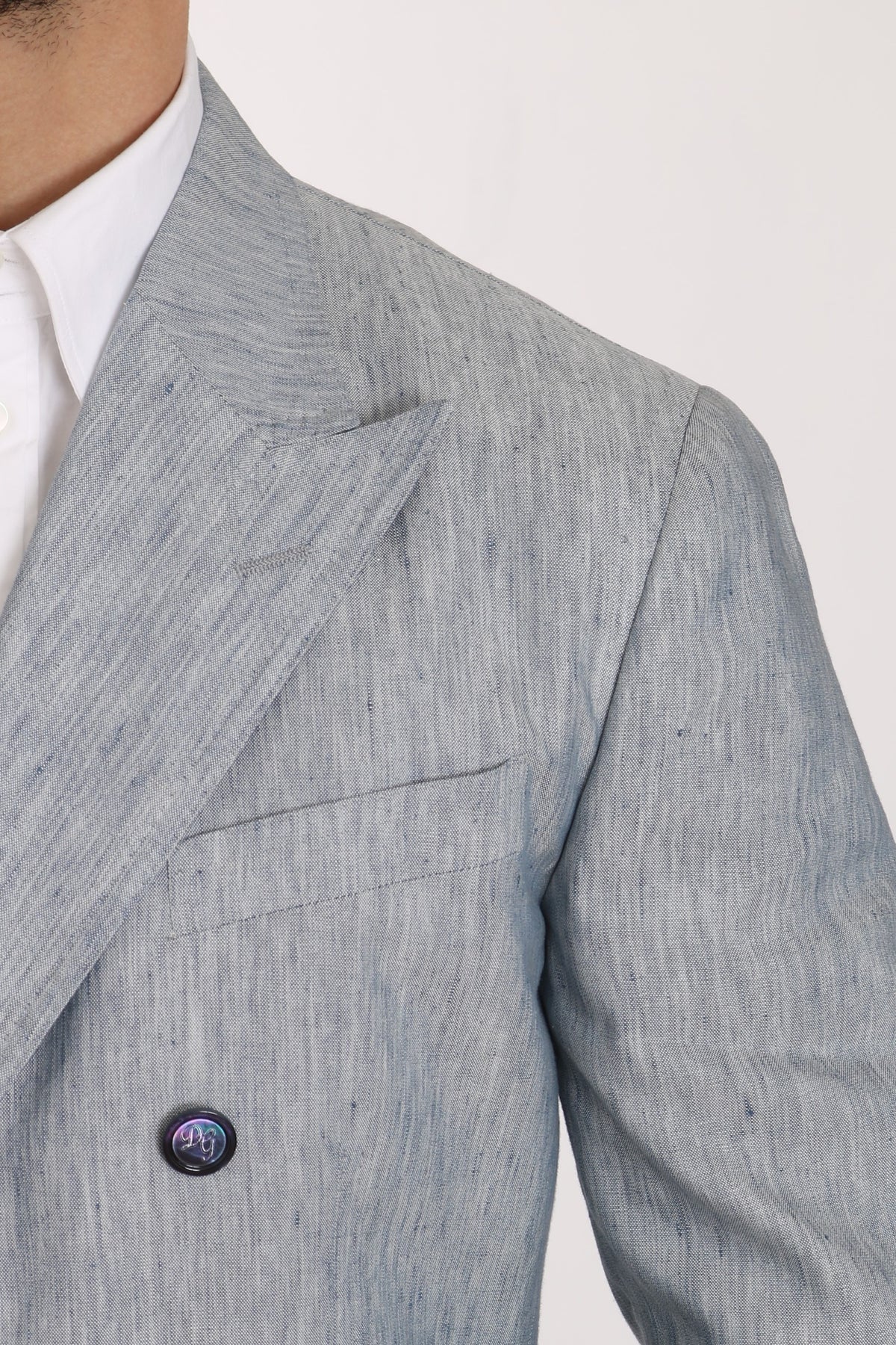 Dolce & Gabbana blazers for men in light blue, product view 4