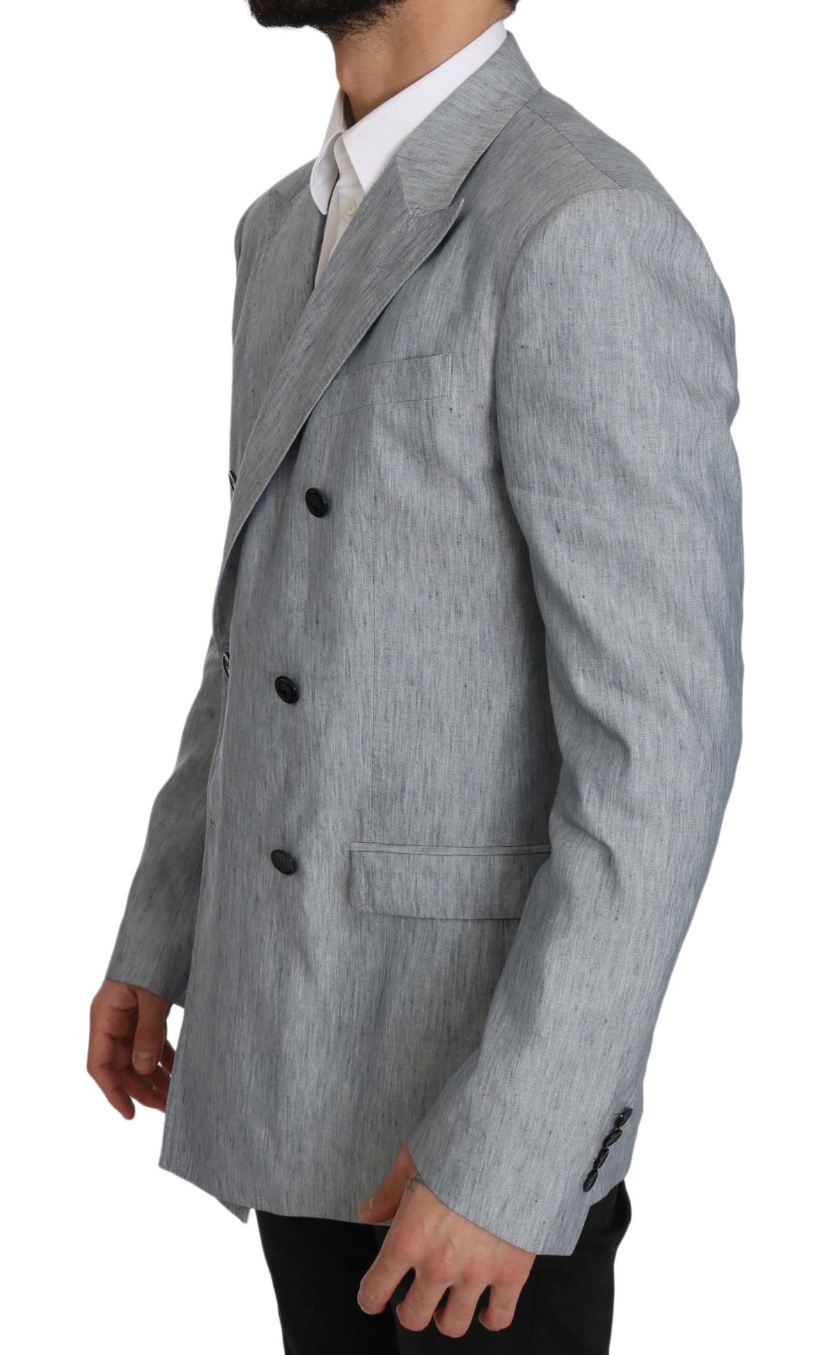 Dolce & Gabbana blazers for men in light blue, product view 5