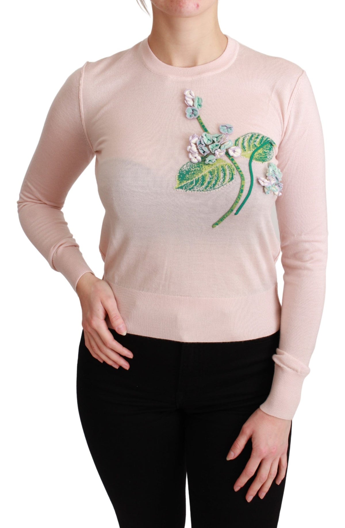Dolce & Gabbana sweatshirts for women in pink, product view 1