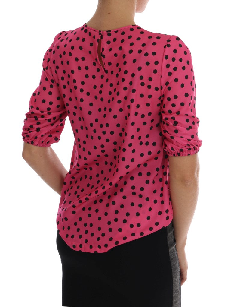 Dolce & Gabbana t-shirts for women in pink, product view 3