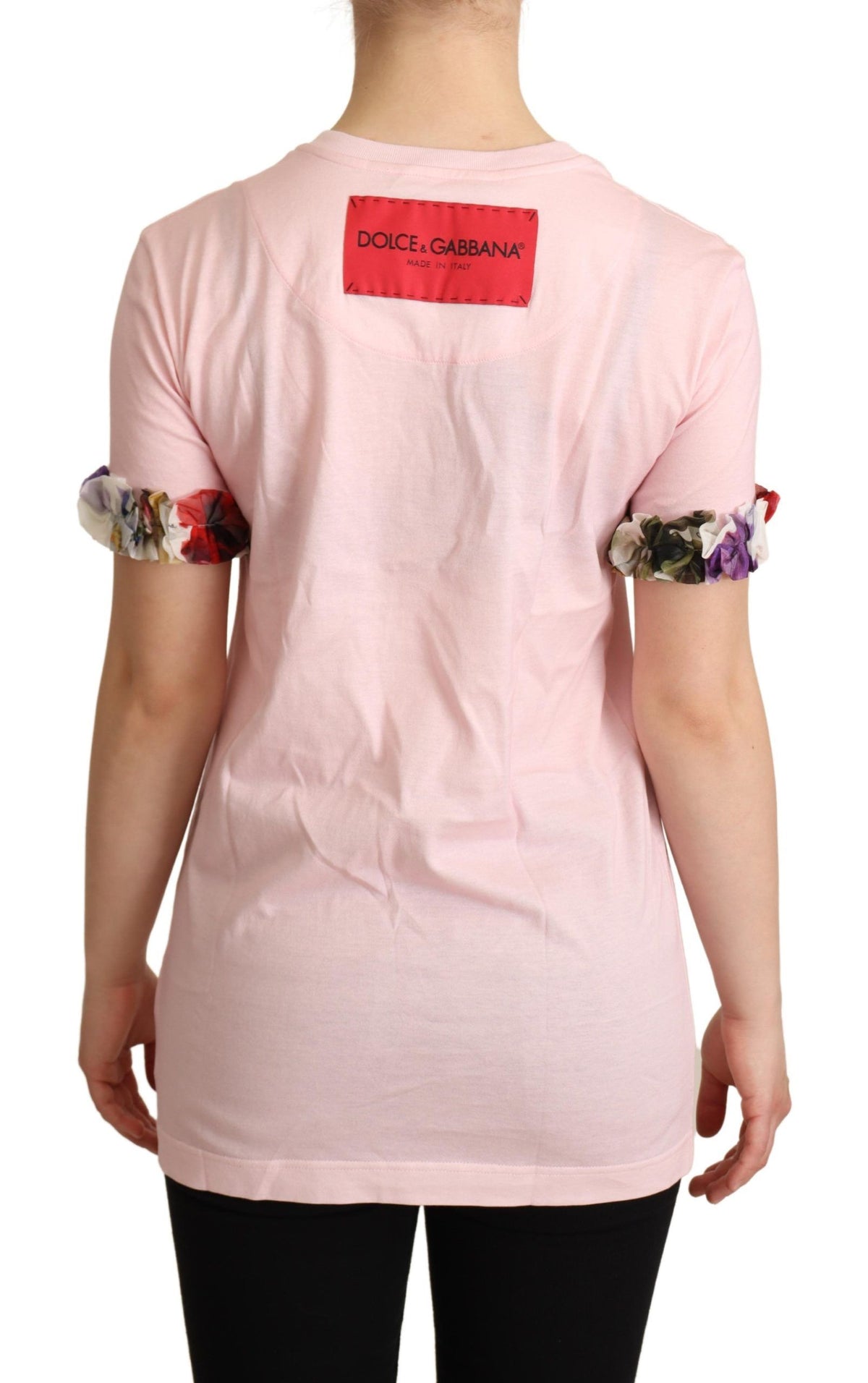 Dolce & Gabbana t-shirts for women in pink, product view 3