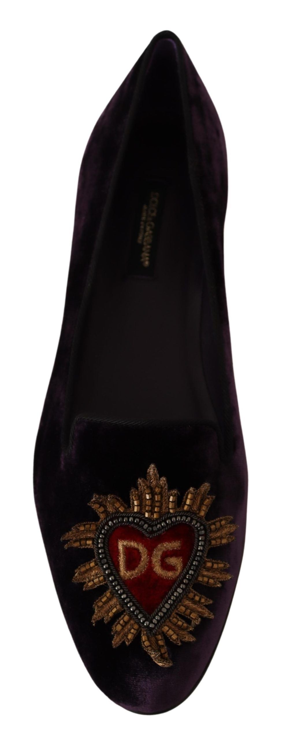 Dolce & Gabbana ballet flats for women in purple, product view 6