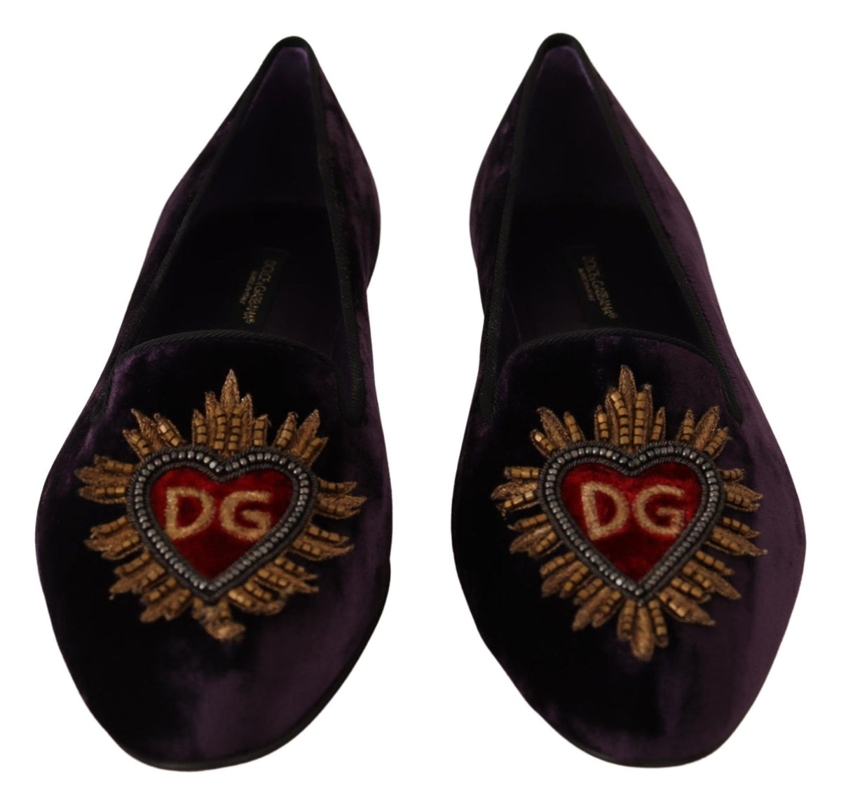 Dolce & Gabbana ballet flats for women in purple, product view 7