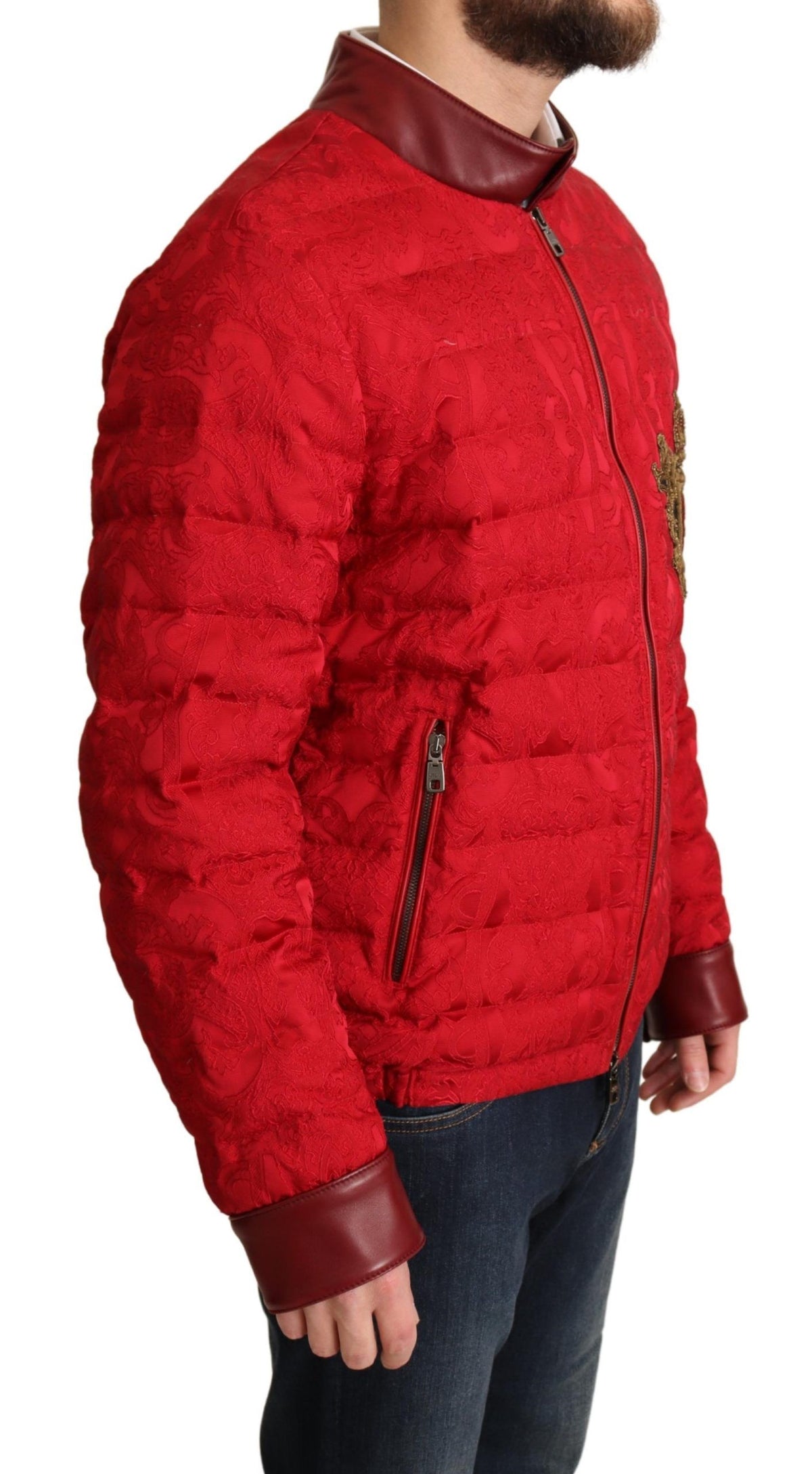 Dolce & Gabbana bombers for men in red, product view 2