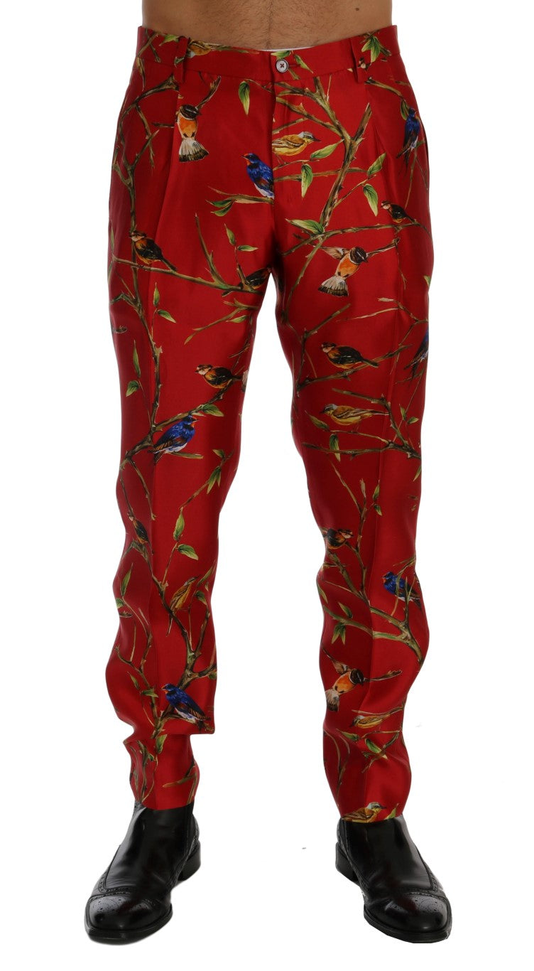 Dolce & Gabbana casual pants for men in red, product view 1