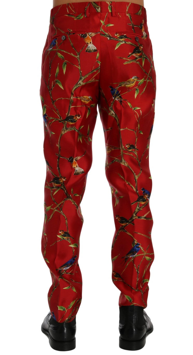 Dolce & Gabbana casual pants for men in red, product view 3