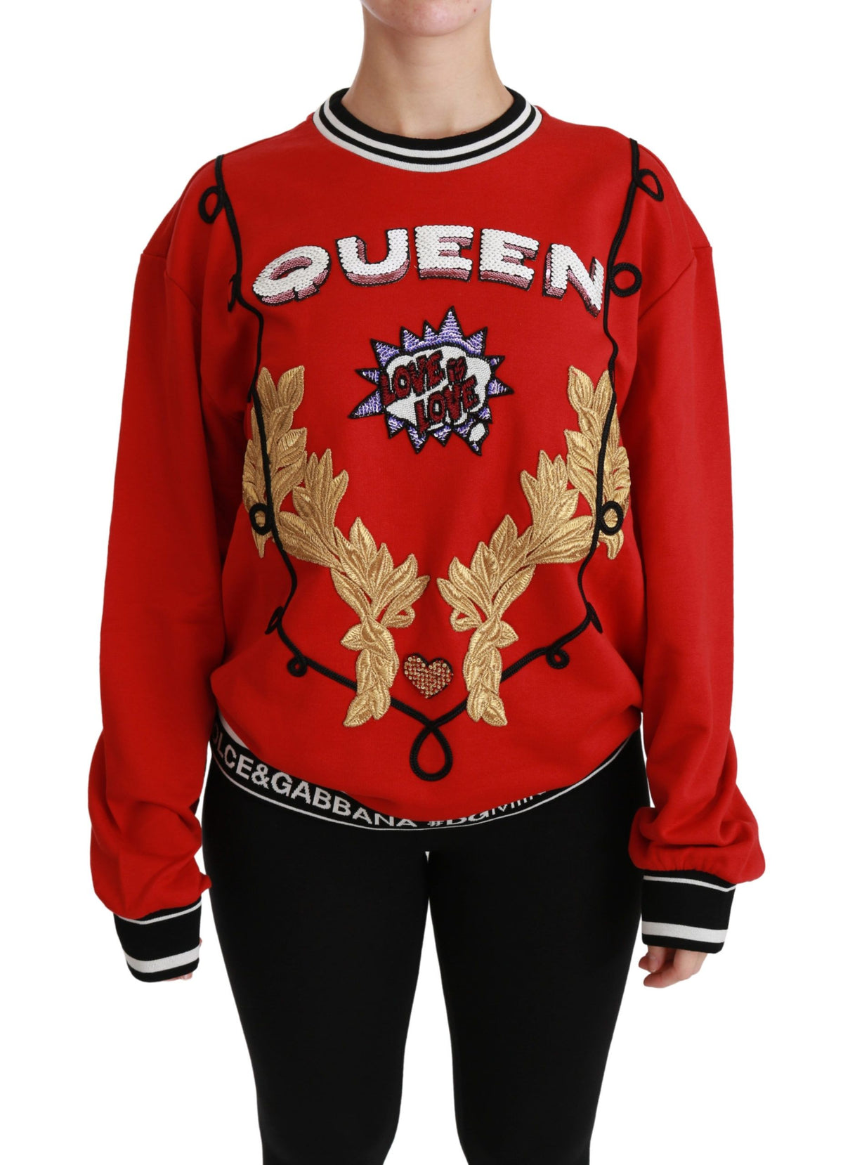 Dolce & Gabbana sweatshirts for women in red, product view 1