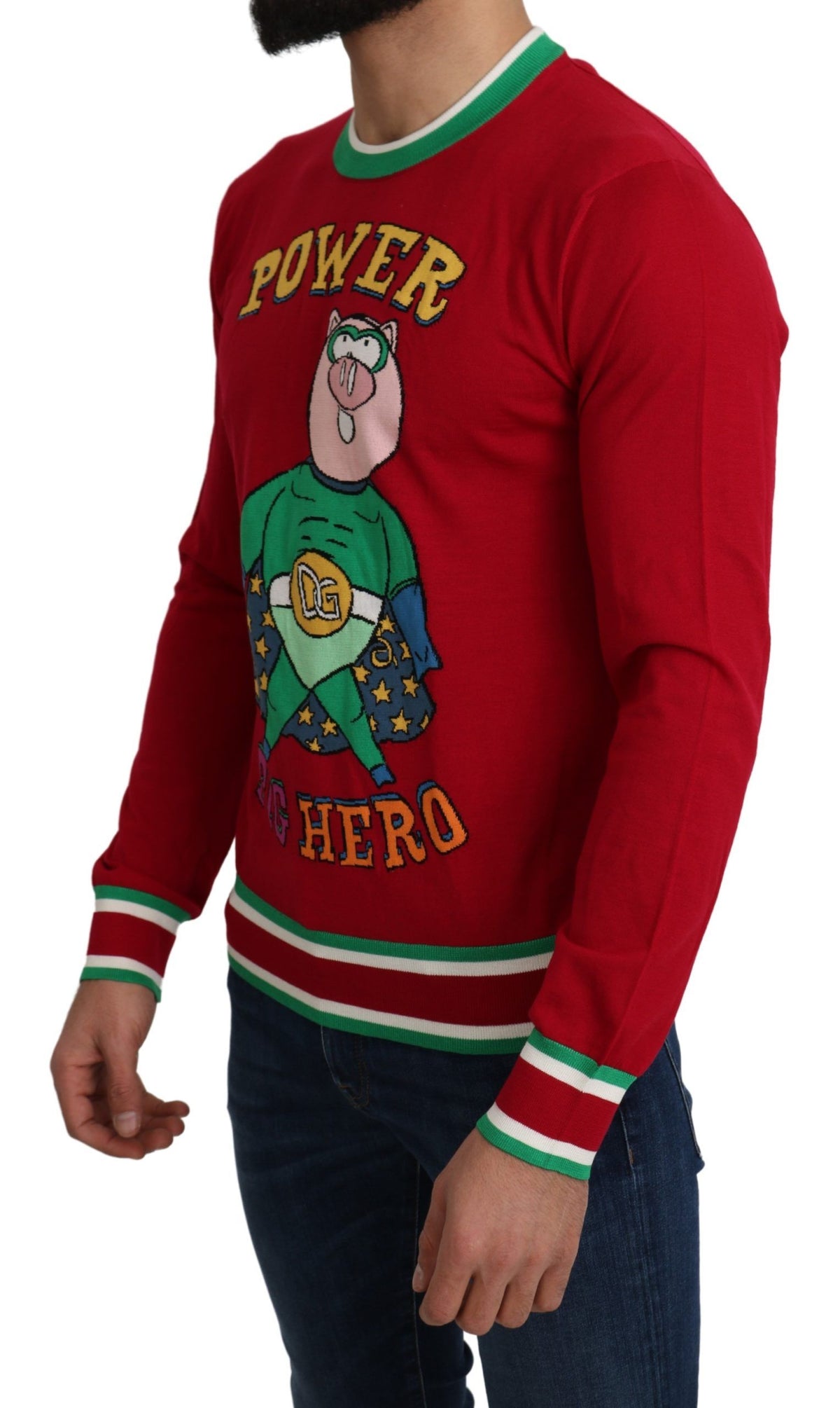Dolce & Gabbana sweatshirts for men in red, product view 2