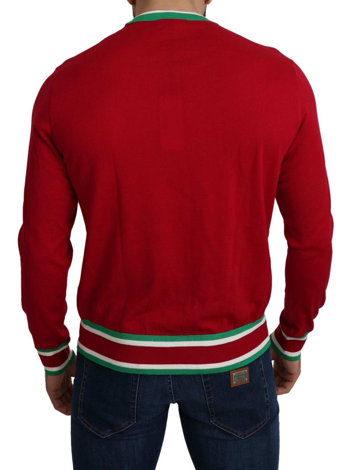 Dolce & Gabbana sweatshirts for men in red, product view 3