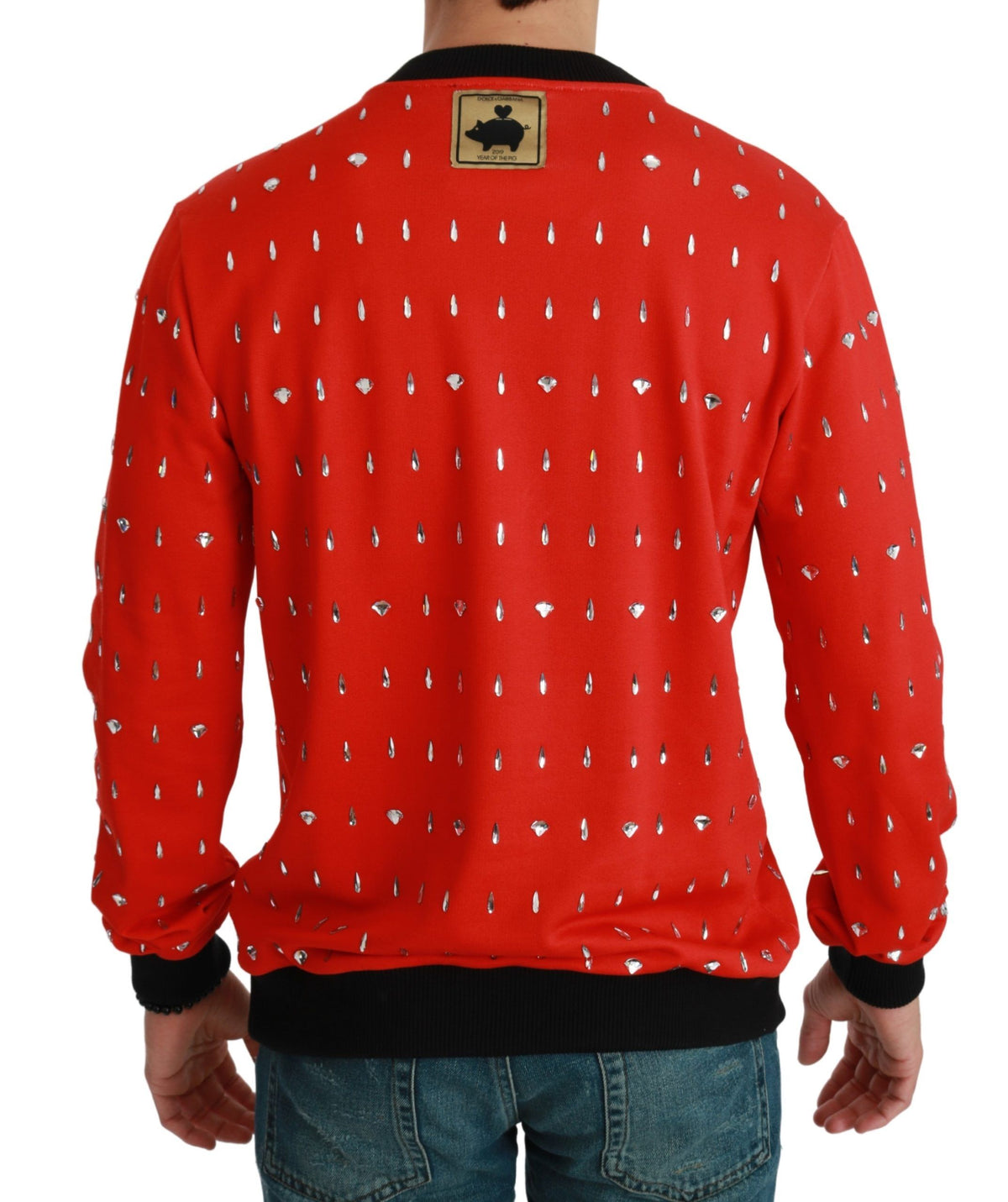 Dolce & Gabbana sweatshirts for men in red, product view 4