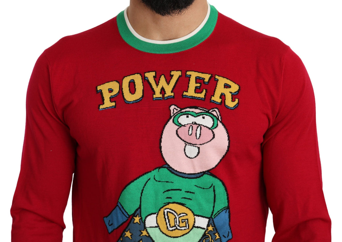 Dolce & Gabbana sweatshirts for men in red, product view 4