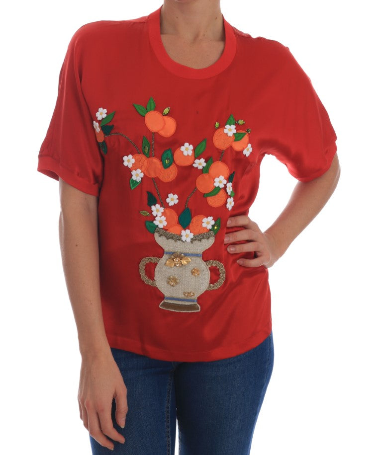 Dolce & Gabbana t-shirts for women in red, product view 1