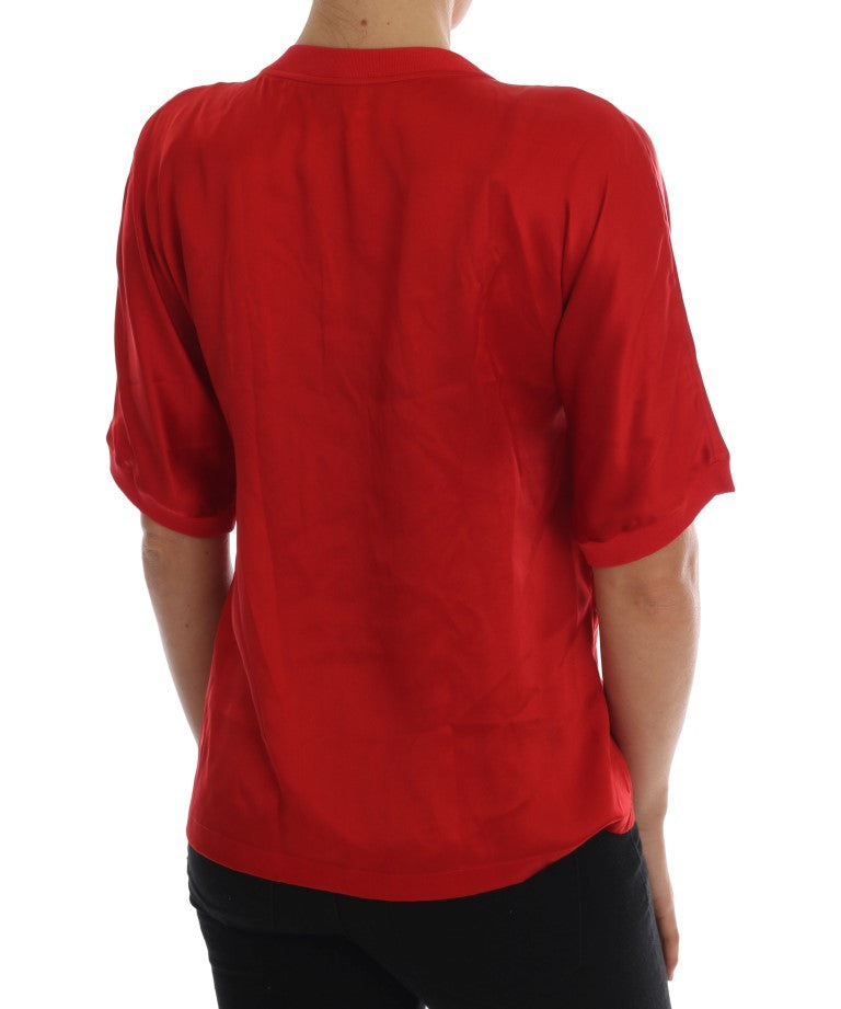 Dolce & Gabbana t-shirts for women in red, product view 3