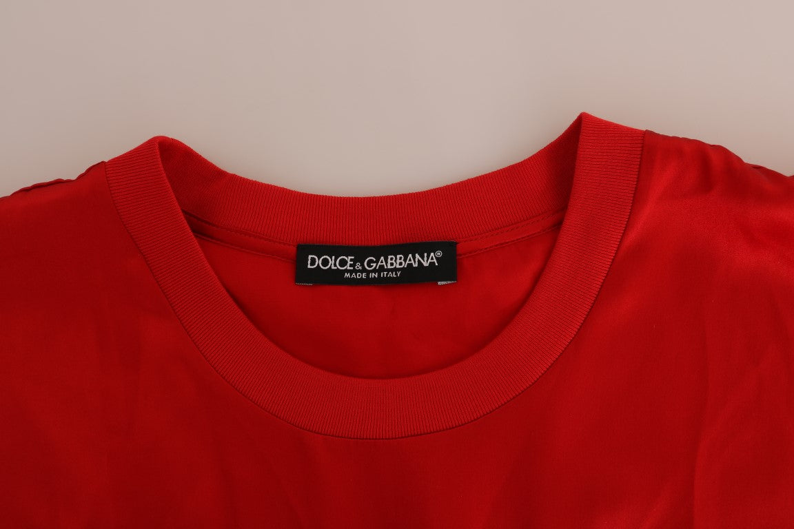 Dolce & Gabbana t-shirts for women in red, product view 5