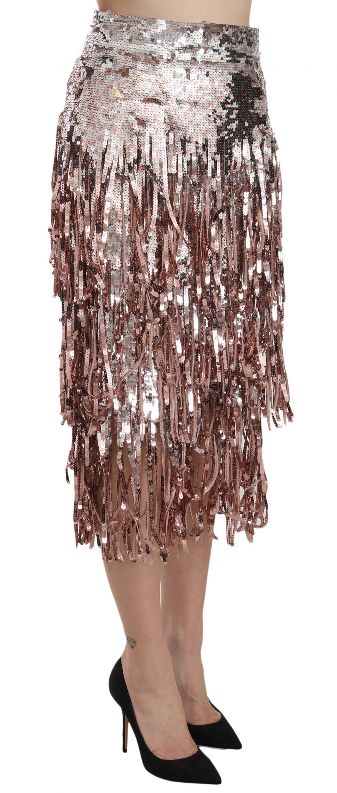 Dolce & Gabbana midi for women in silver, product view 4