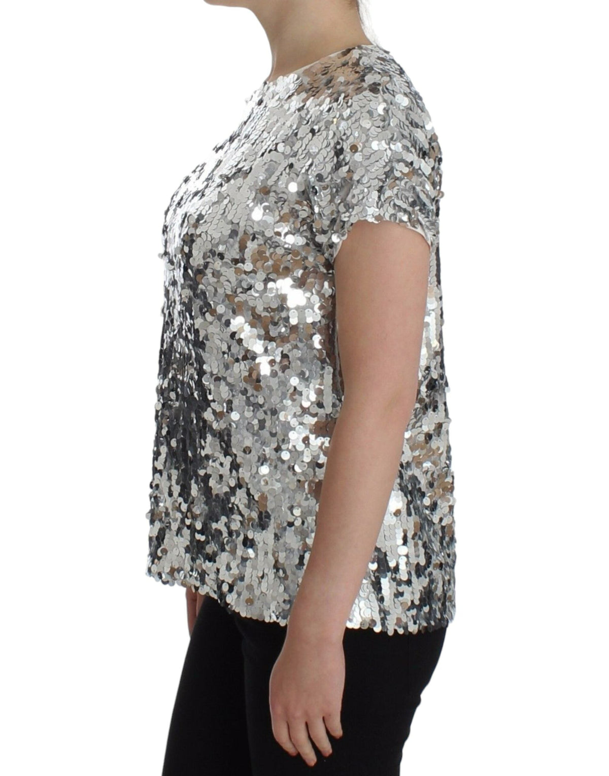 Dolce & Gabbana t-shirts for women in silver, product view 2
