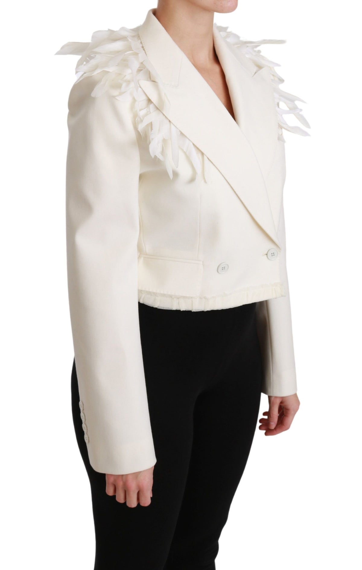 Dolce & Gabbana blazers for women in white, product view 2