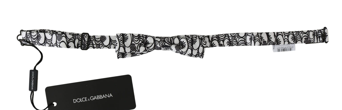 Dolce & Gabbana bowties for men in white, product view 1