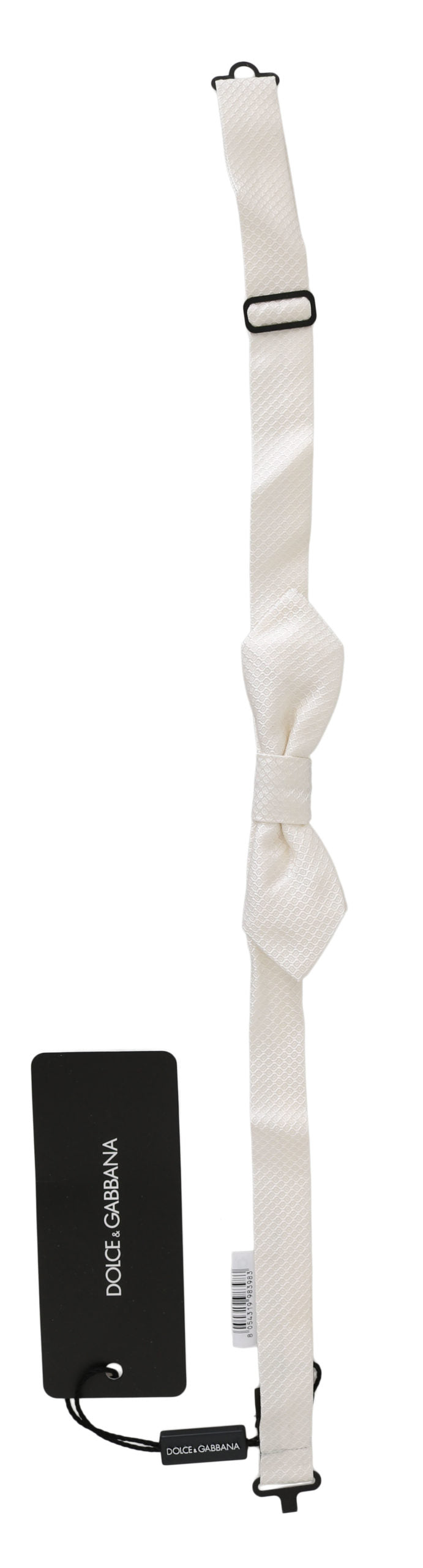 Dolce & Gabbana bowties for men in white, product view 2