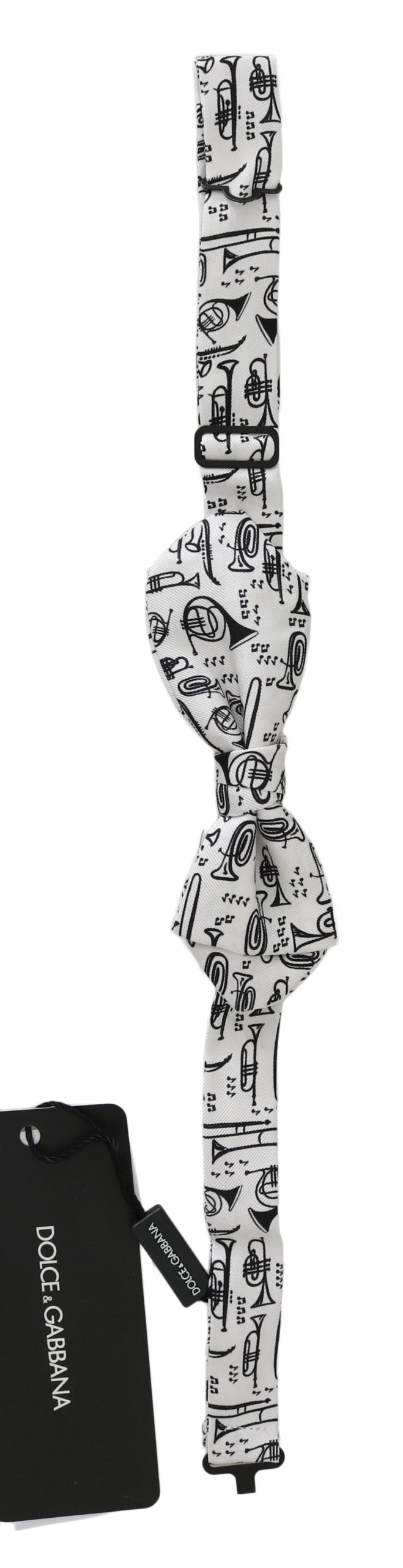 Dolce & Gabbana bowties for men in white, product view 2
