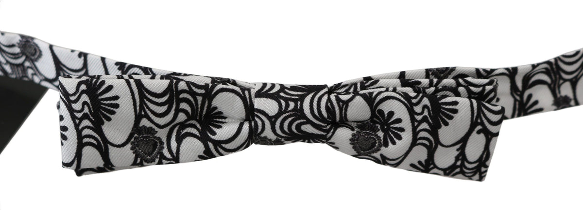 Dolce & Gabbana bowties for men in white, product view 2