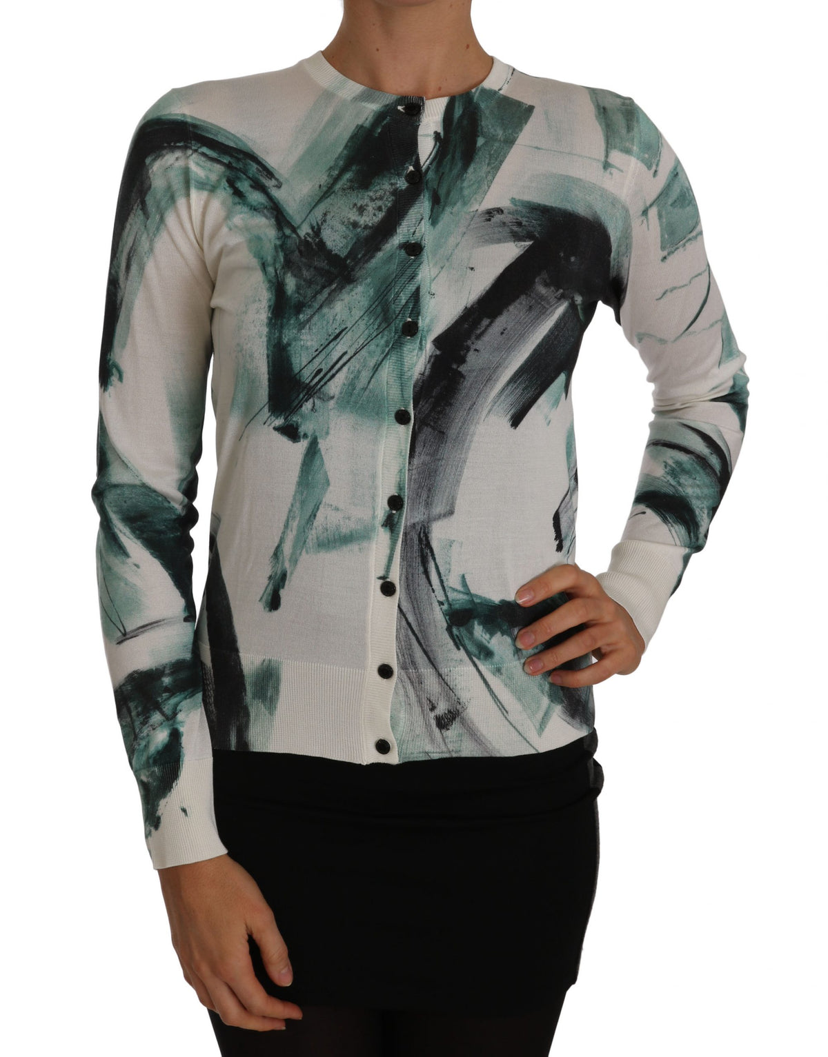 Dolce & Gabbana cardigans for women in white, product view 1
