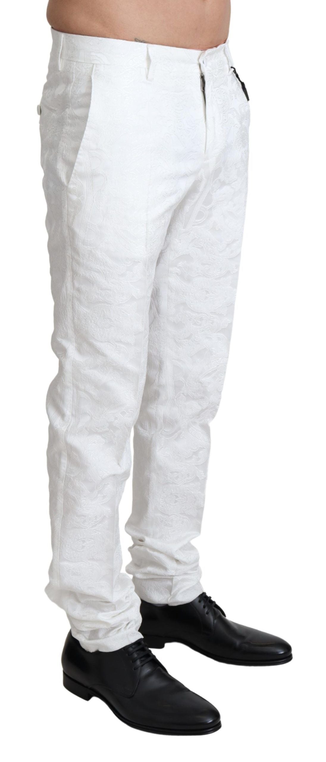 Dolce & Gabbana dress pants for men in white, product view 2