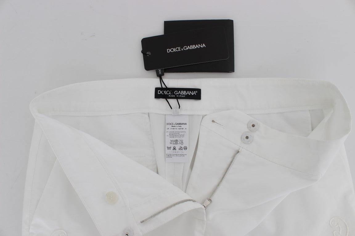 Dolce & Gabbana dress pants for women in white, product view 5