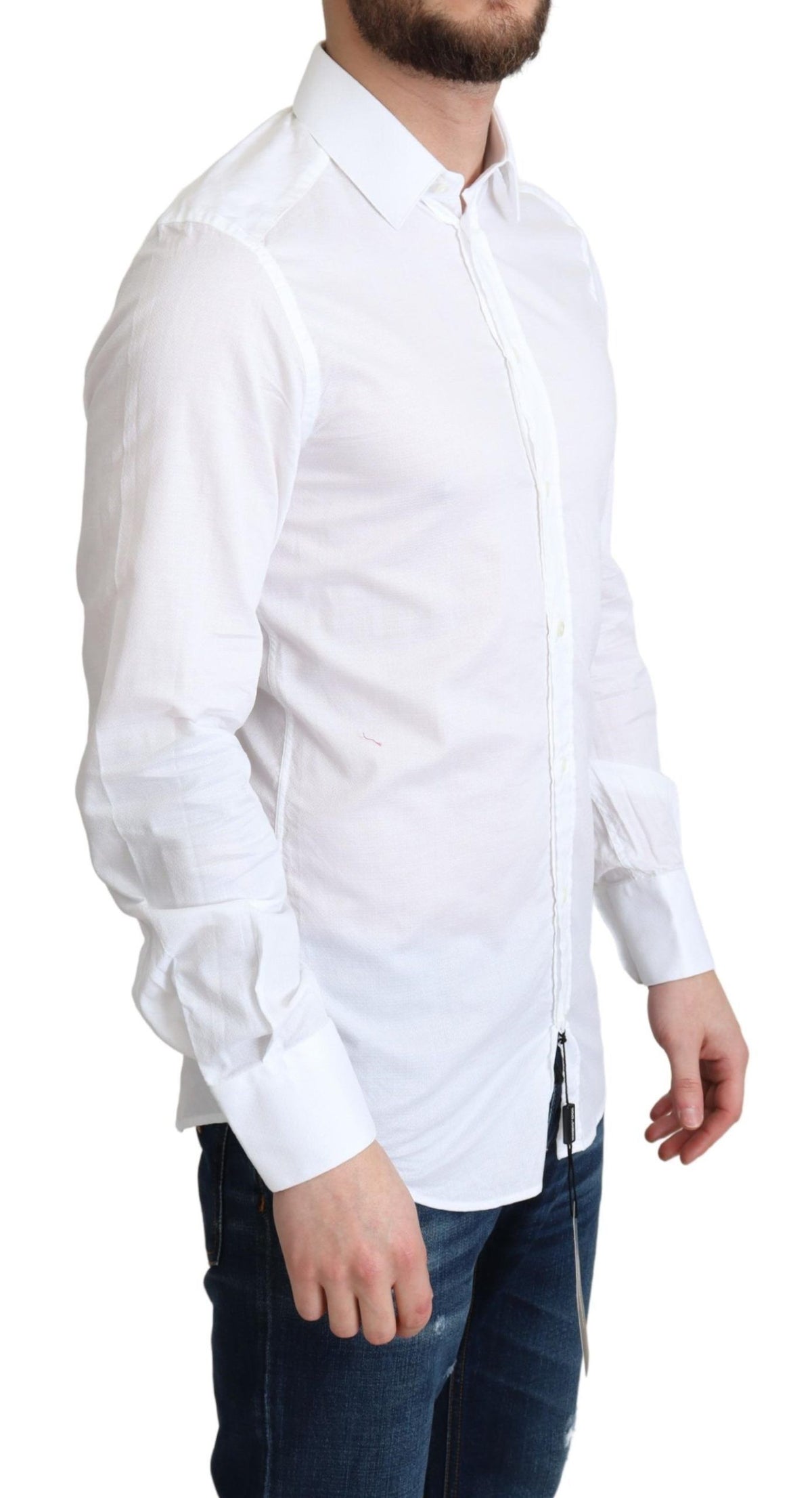 Dolce & Gabbana dress shirts for men in white, product view 2