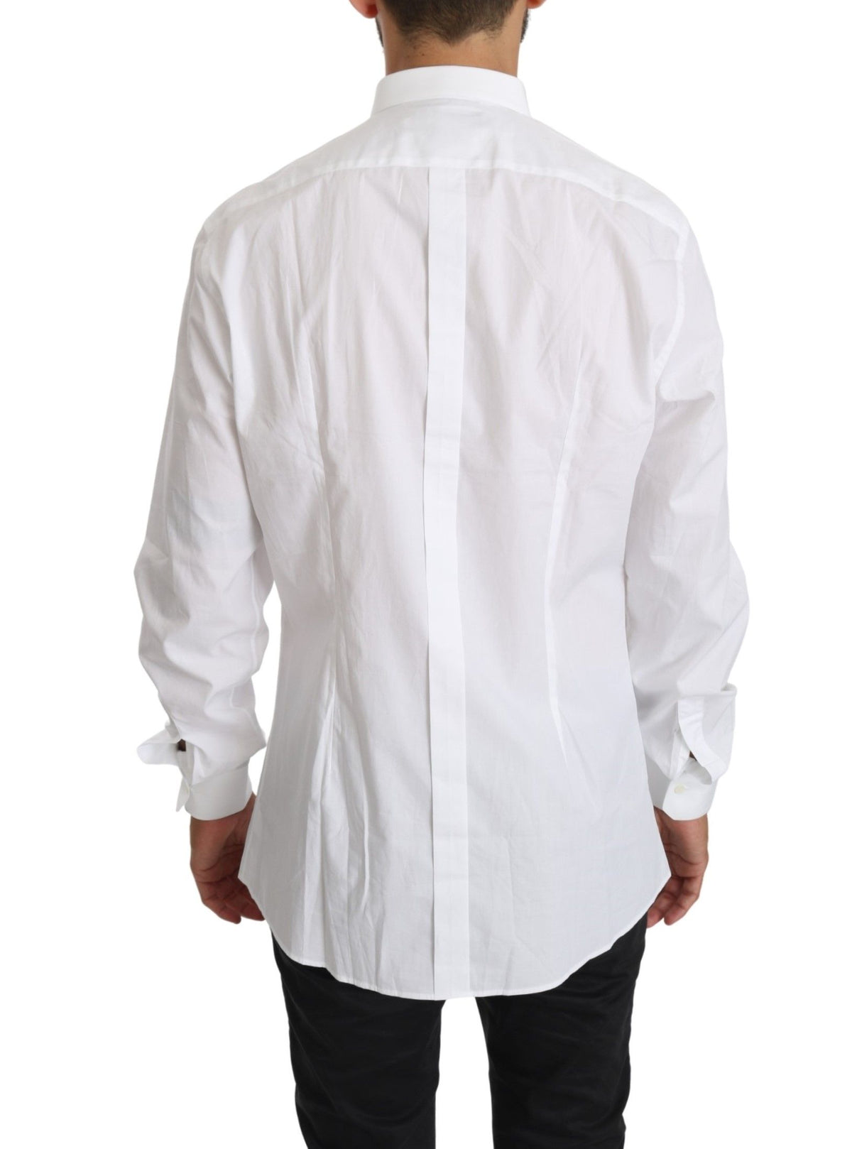 Dolce & Gabbana dress shirts for men in white, product view 3