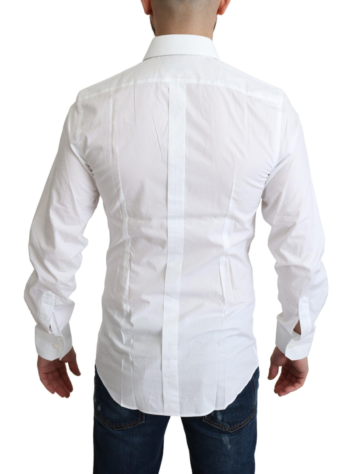 Dolce & Gabbana dress shirts for men in white, product view 3
