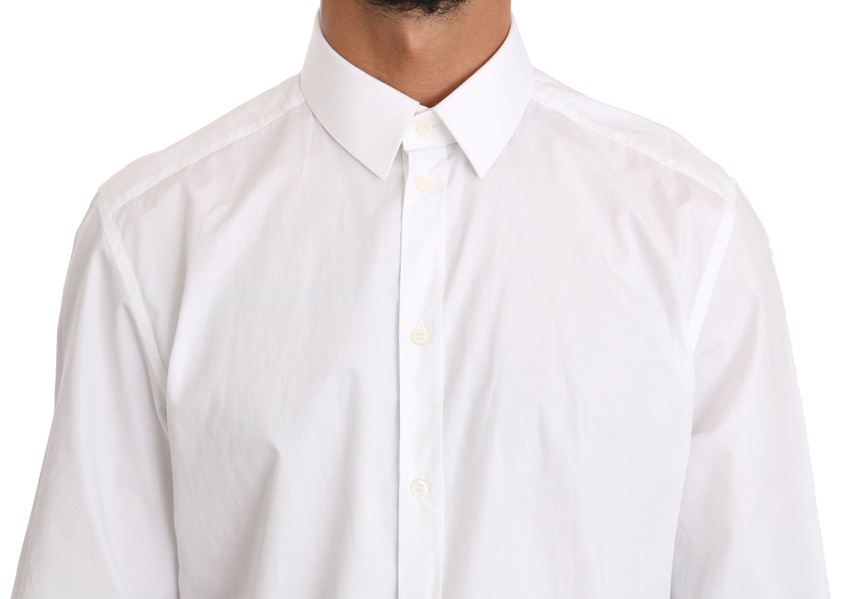 Dolce & Gabbana dress shirts for men in white, product view 4